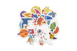 China Children's Removable Laminated Poster Board Dry Erase Growth Chart Poster supplier