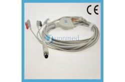China MEK 3 lead ECG Cable with clip/snap supplier