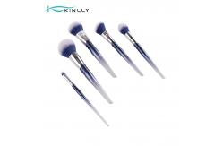 China Plastic Handle 9PCS Synthetic Makeup Brushes Eyeshadow Private Label supplier