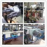 High Speed Twin Screw Extruder Machine , PE Plastic Twin Pipe Extrusion Line for sale
