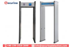 China Multi Detecting Zones Walk Through Security Detector With LED Alarming Panel supplier