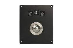 China Black 25mm Military Trackball Vandal Proof With Red Phenolic Resin Mechnical supplier