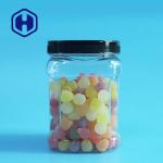 720ml 24oz Home Storage Square Plastic Jar Bpa Free Transparent for sale
