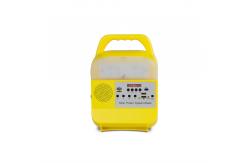 China 3W*3PCS Cabin Shed Garage Solar Lights Solar Lantern With Radio supplier