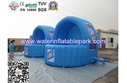 China Blue Inflatable Advertidsing Tent , 2 Person Clear Inflatable Lawn Tent supplier