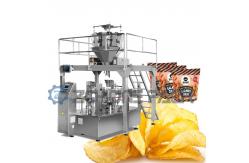 China Potato Chips Granule Packing Machine Eight Stations With Multi Head Scale supplier