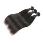 Glossy 100 Remy Human Hair Extensions , Soft Brazilian Straight Hair Bundles for sale