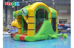 China Animal Theme Lion Inflatable Bouncy Castle Slide supplier