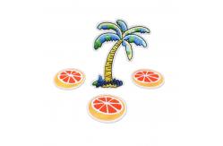 China Twill Felt Fabric Iron On Cotton Patches , Logo Embroidered Patches For Clothes supplier