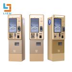 New design 21.5 inch cold rolled steel sheet metal touch screen monitor barcode scanner card reader custom parking payment kiosks for sale