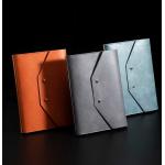 Folding Reusable Notepad With Power Bank , Multiscene Phone Charging Notebook