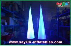 China Light Circular Cone Inflatable Lighting Decoration For Advertising supplier