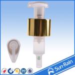 plastic lotion pump soap dispenser with metal collar for sale