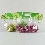 Fridge Zip Lock Fresh Vegetable Plastic Packaging Bags 80-300mic Thickness for sale