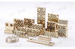 China Cube Copper Brass Graphite Lube Plate Maintenance Free Maintenance Free Plate Bearings supplier