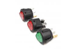 China 2 / 3pins Round Rocker Boat Switch For Ship Usage 6A 250V AC supplier