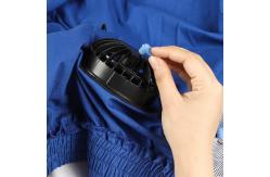 China PSE Air Conditioned Work Suit Construction Aircon Clothes Navy Blue supplier