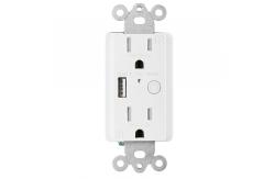 China Home Automation Wifi Controlled Power Outlet 15A 125V supplier