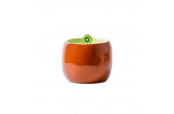 China Anti Overturning Raised Ceramic Cat Bowl Rounded Shape Sustainable supplier