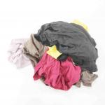 Australia colored t-shirt wiping rags Industrial 10kg bales 100% cotton T-shirt Rags for mechanical workshops for sale