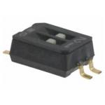 CHS-02B COPAL SMD DIP Switch Slide OFF ON DPST Recessed Slide 0.1A 24VDC for sale