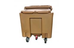 China Hotel Mobile Insulated Ice Caddy With Sliding Cover 80*60*82cm supplier