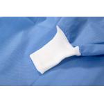 SMS Blue Color Knit Cuffs Medical Surgical Gown In Stock for sale