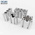 Custom 6063 T5 Extruded Aluminum Extrusion Silver Anodizing Mill Finish for sale