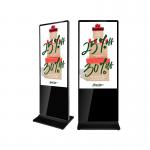 Floor Standing Windows 55 Inch Portable Lcd Advertising Hotel Digital Signage for sale
