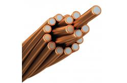 China Bare Copper Clad Aluminum Stranded Wire For Electrical Conductor supplier
