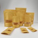 Custom Print Food Grade Tea Bags Packaging Zipper Doypack See Through Paper Bags With Logo for sale