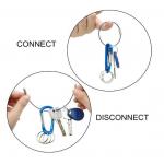 Multifunction Keychain Clip Hook Spring Snap Hook Rings For Outdoor Carab