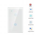 600w Zigbee Wall Switch Smart Life Glass Panel Light On Off for sale