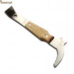 High Quality Durable Stainless Steel Beekeeping Hive Tools With Wooden Handle for beehive for sale