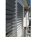 OEM / ODM Aluminium Vertical Louvers Window Shutters Panels Frame for sale
