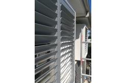 China OEM / ODM Aluminium Vertical Louvers Window Shutters Panels Frame supplier