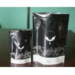 Matt Black Aluminum Foil Coffee / Tea Bags Packaging Mouisture Proof Bags for sale