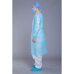 Unisex AAMI Level 2 18g PP Disposable Isolation Gown for sale
