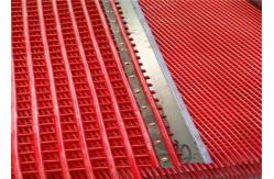 China Easy to install and remove PU screen meshs for vibrating sieve machine supplier