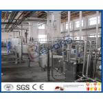 Heat Treated Pasteurized Milk Dairy Processing Plant With Milk Pasteurization Machine