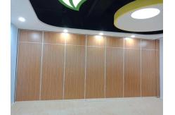 China Soundproof Mobile Partition Walls With Single Or Twin Point Track System supplier