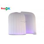 Professional Photo Studio 3*2*2.3m LED Igloo Inflatable Portable Photo Booth With One Door Curtain for sale