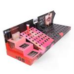 Cardboard Paper Counter Display Box Glass Bottle Countertop Display Stand With Holes for sale