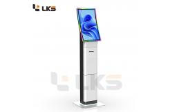 China LKS Fast Convenient Ticketing Solutions Self Service Ticket Kiosks With Card Cash Payment supplier