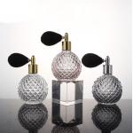Glass Cosmetic Containers 100ml Vintage Style Air Bag Refillable Fine Spray Perfume Bottle for sale