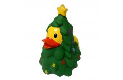 China Harmless Mini Yellow Rubber Ducks For Toddlers, Novelty Rubber Duck Christmas Tree  supplier