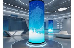 China High Brightness 800nits Curved RGB LED Screen For Shopping Mall supplier