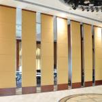 Sound Proof Room Partition Material Aluminum Frame Sliding Folding Movable Wall For Hotel for sale