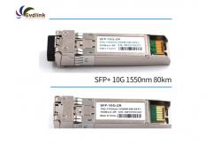 China 10G 1550nm 80km SMF Ethernet Sfp Transceiver LE2MXSC80FF0 supplier