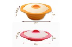 China 1600ml Multifunctional Collapsible Silicone Steamer Bowl supplier